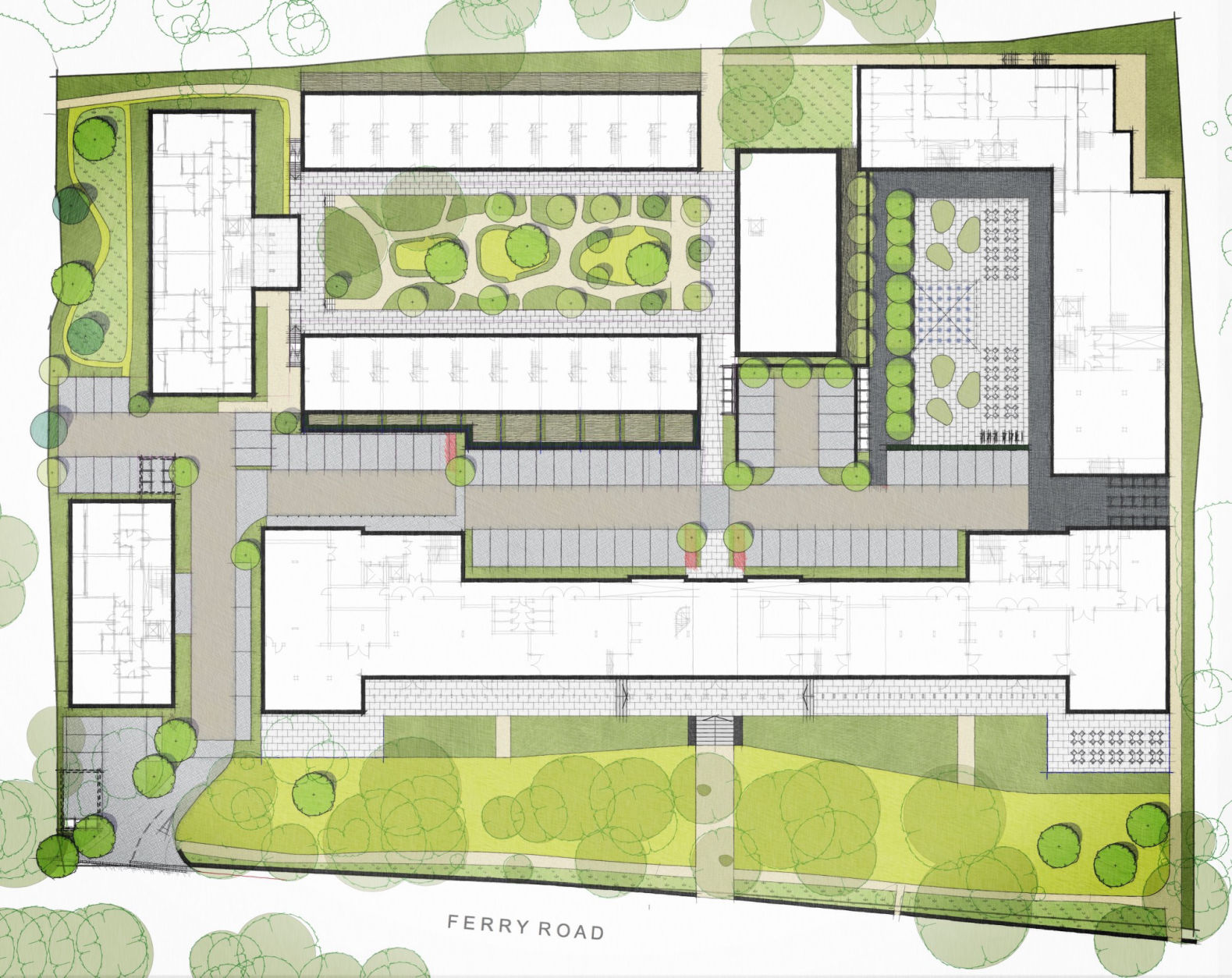 Knoll House Site Plan