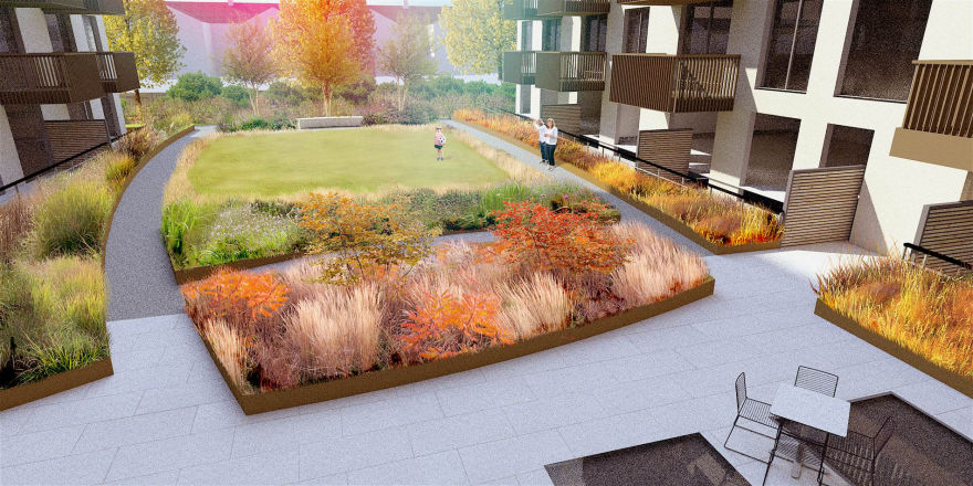 3D visuals for commercial landscape design sussex